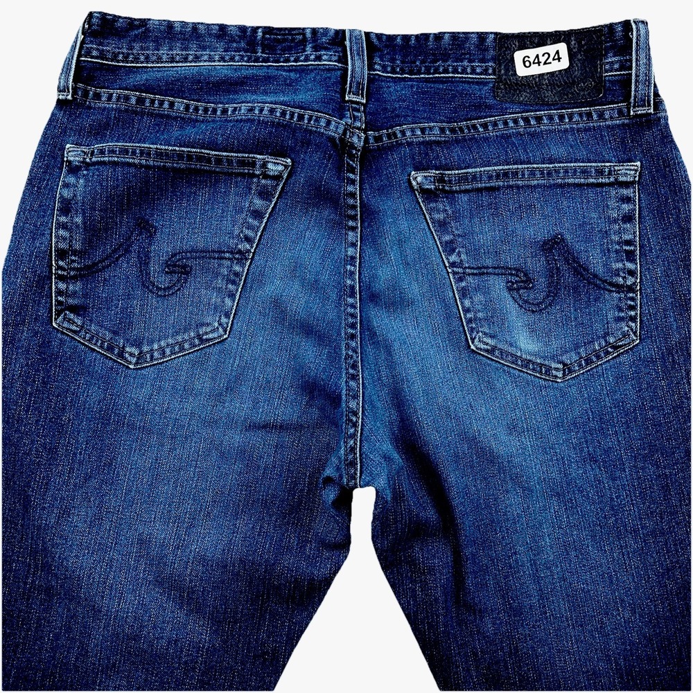 AG Mens The Ives Modern Athletic Fit Jeans Men Fits 32x32 Stretch Medium Blue